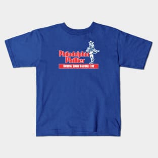 1938 Vintage Philadelphia Phillies Baseball Club Kids T-Shirt